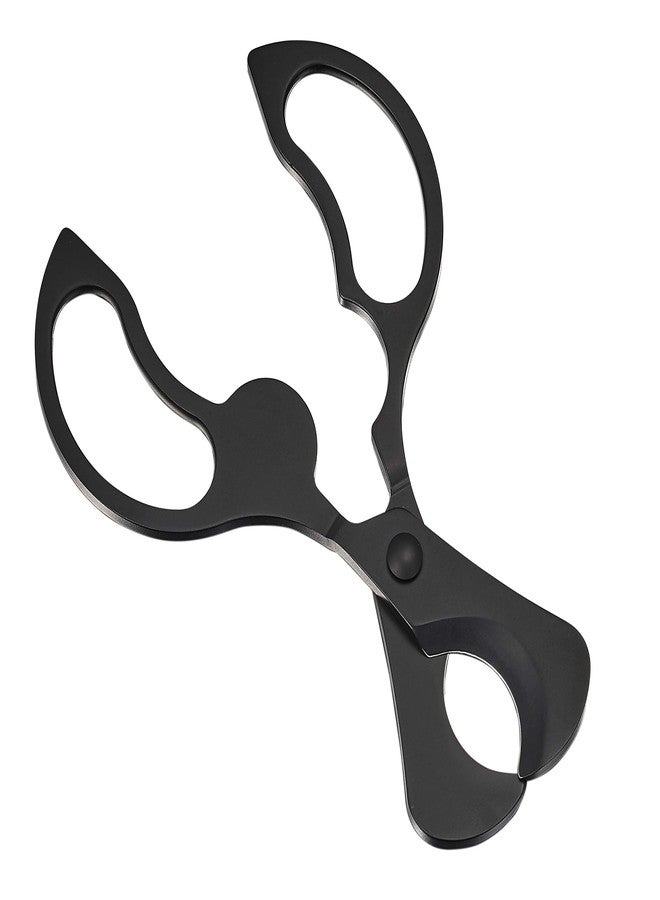 Visol Archibald Matte Black Stainless Steel Cigar Scissors - Image 1