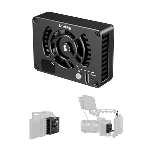 SmallRig Camera External Cooling System for Sony/for Canon/for FUJIFILM, Snap-On Cooling Fan with TEC Cooling Module for Sony ZV-E1/A7 IV/A6700/FX3, for Canon R5/R6, for FUJIFILM X-T4/X-S10 - Image 1