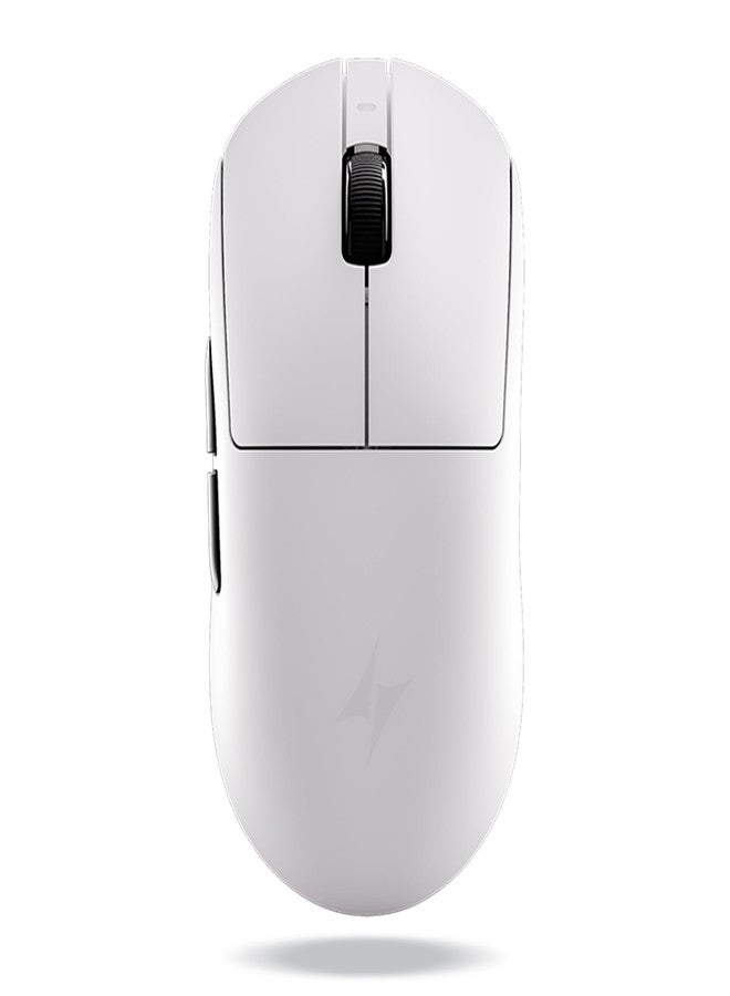 اي تي كي ماوس الألعاب اللاسلكي ATK Dragonfly A9 Series، خفيف الوزن 53-57 غرام، مستشعر PAW3950 Ultra / PAW3395، دقة تصل إلى 42000 نقطة في البوصة، معدل استجابة 8K، طلاء ذو ملمس بارد، اتصال ثلاثي الأوضاع (A9 SE، أبيض) - Image 1