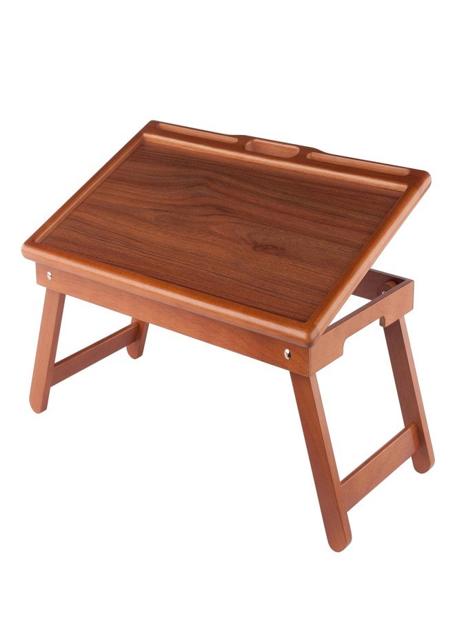 Winsome Arlo Breakfast Tray with Flip Top Teak Finish - Image 2