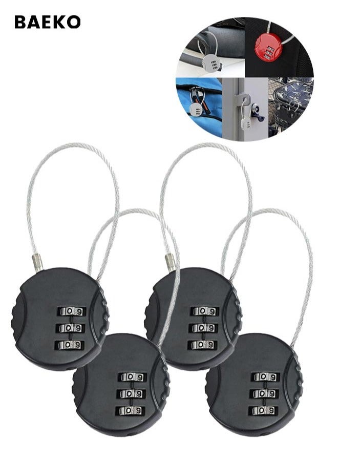 3 Digit Combination Padlock Code Lock，It can be used in suitcases, handbags, shoulder bags, pull rod bags, lockers, backpacks, drawers, doors, etc