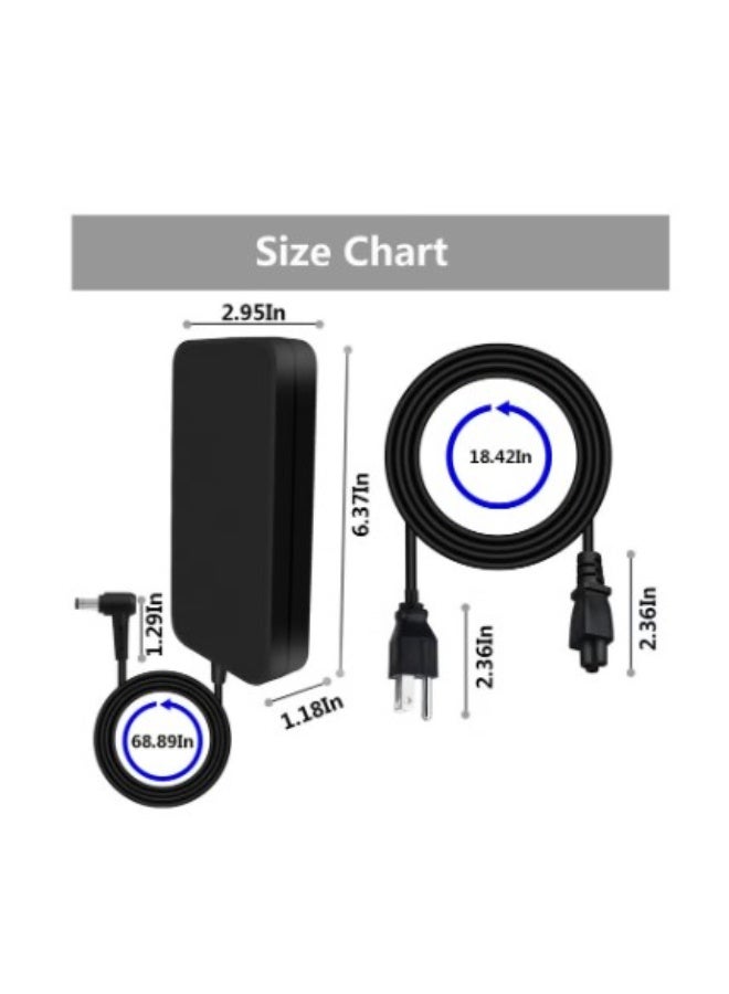Terabyte New 19.5V 6.32A 120W PA-1121-28 A15-120P1A AC Charger for Asus ROG GL551J GL552VW GL553V GL752VW GL753VE N550JK N550JX ZX53VW FX53VD G56JK N56JR Laptop Adapter Power Supply - Image 3