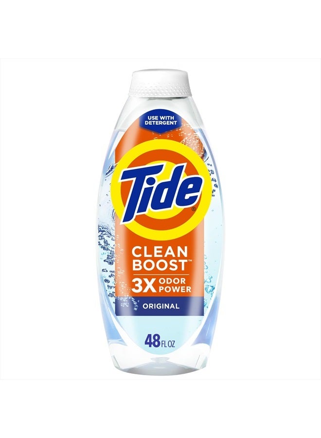 Tide Deep Cleansing Fabric Rinse with 3X Odor Power, Original Scent, 48 oz - Image 1