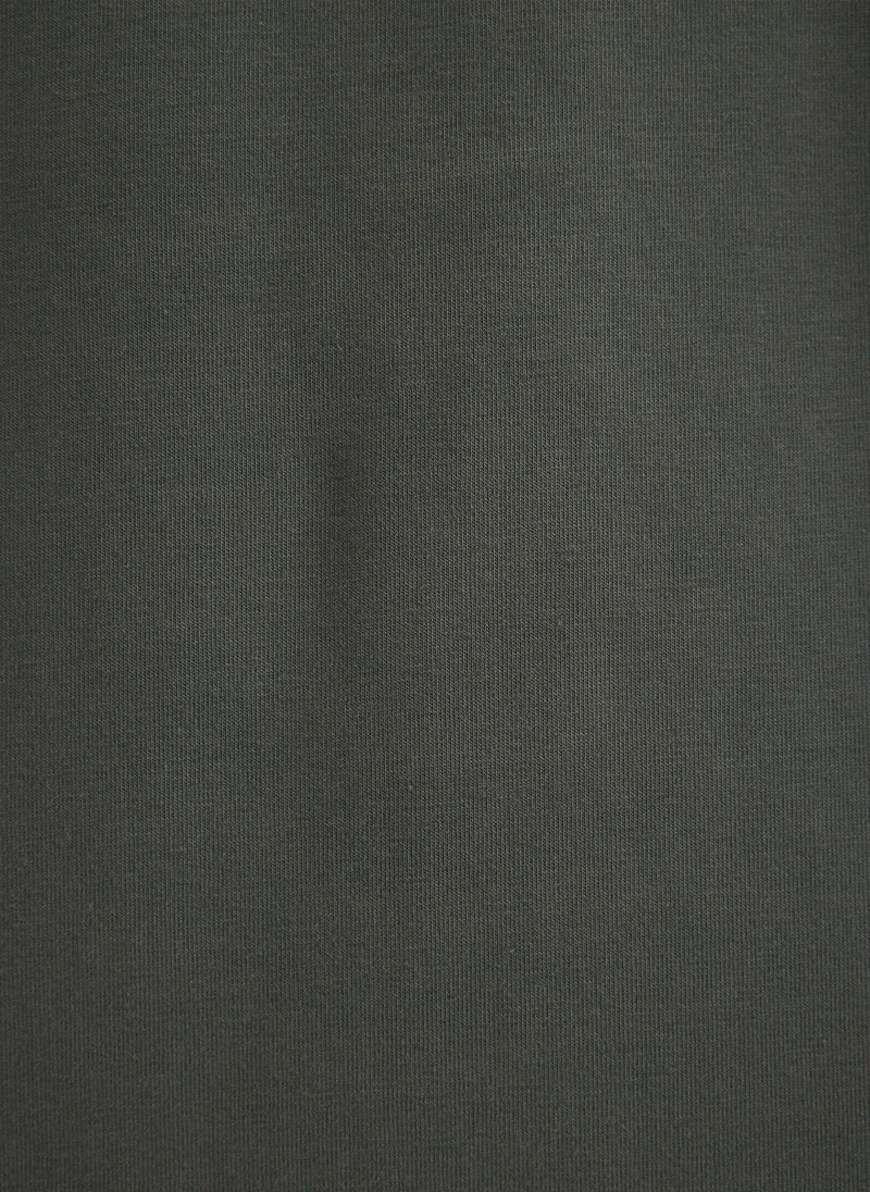 مافي تي شيرت أساسي أخضر بياقة دائرية