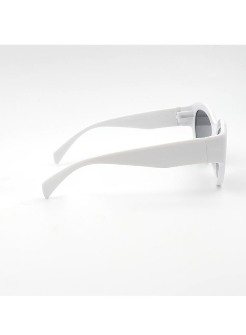 MADEYES نظارات شمسية واقية للأشعة فوق البنفسجية للجنسين EE23P532-2 - بيضاء - Image 4