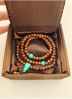 Fianser Prayer Beads 100% Natural Kuka Turquoise Turquesa Handmade Tasbih Tasbeeh Zikr 99 6mm Dua Coco de Mer Muslim Islamic Arabic Ramadan Gift Exquisite  - Image 4