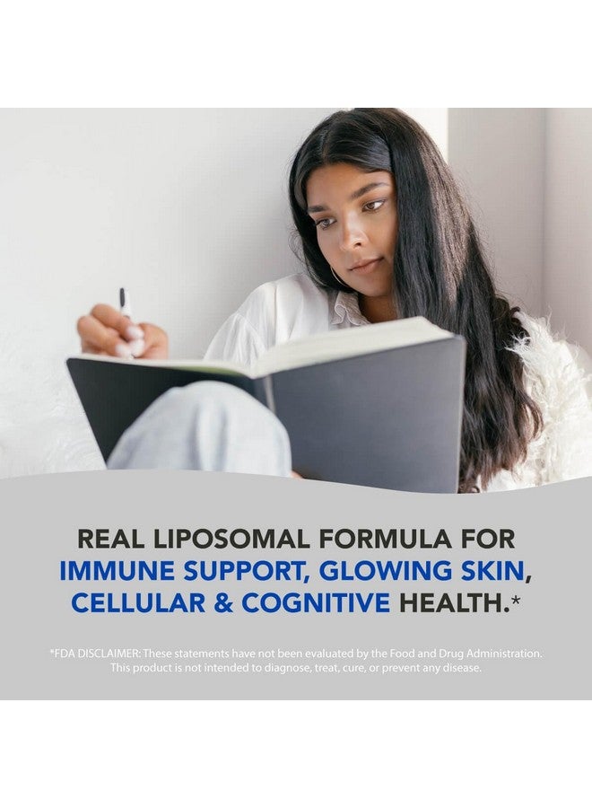 أماندين مكمل أماندين الغلوتاثيون الليبوسومي. سيتريا سائلة مخفضة ٥٠٠ ملغ. يدعم المناعة، صحة الدماغ، تطهير الكبد، صحة البشرة. فوسفاتيديل كولين من ليسيثين دوار الشمس غير المعدل وراثيًا. خالٍ من الصويا ونباتي. - Image 2