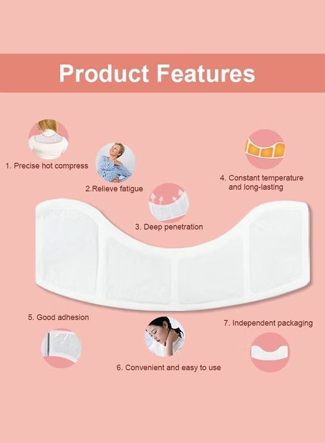 Hodaf Adhesive Heat Patches for Neck, Knee, and Upper or Lower Back, Air-Activated Heat Pads for Menstrual Cramps, Stiffness, Sprains, and More, Stick to Clothing, 3 Count - Image 3