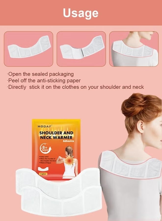 Hodaf Adhesive Heat Patches for Neck, Knee, and Upper or Lower Back, Air-Activated Heat Pads for Menstrual Cramps, Stiffness, Sprains, and More, Stick to Clothing, 3 Count - Image 2