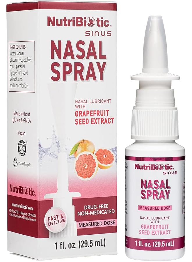 Nutribiotic Nasal Spray With Grapefruit Seed Extract 1Fl. Oz 29.5Ml - Image 1