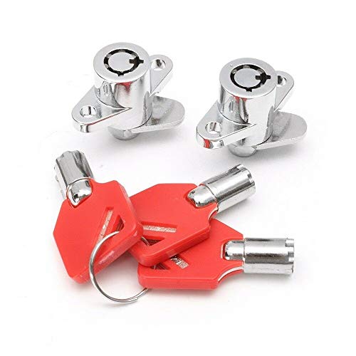 CELOMT Hard Saddlebag Saddle Bag Lock Set for Harley Touring Electra Glide+Road Glide+Street Glide+Road King+Ultra Glide 1993-2013 Includes 3 Keys - Image 4