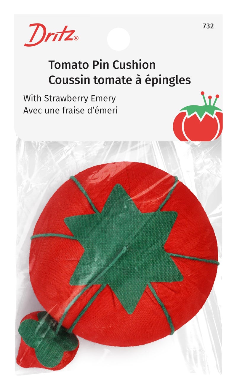 Dritz Dritz Tomato Pin Cushion, Red - Image 1