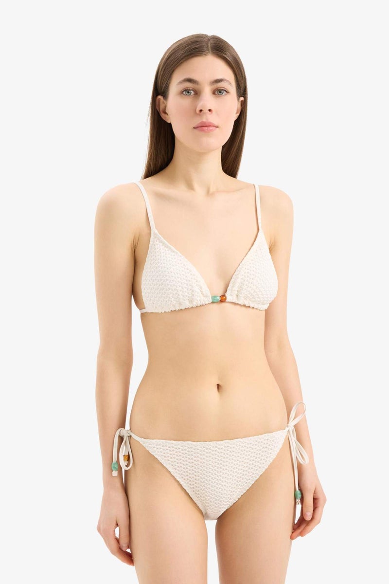 DeFacto Fall in Love Regular Fit Tulle Bikini Bottom - Image 2