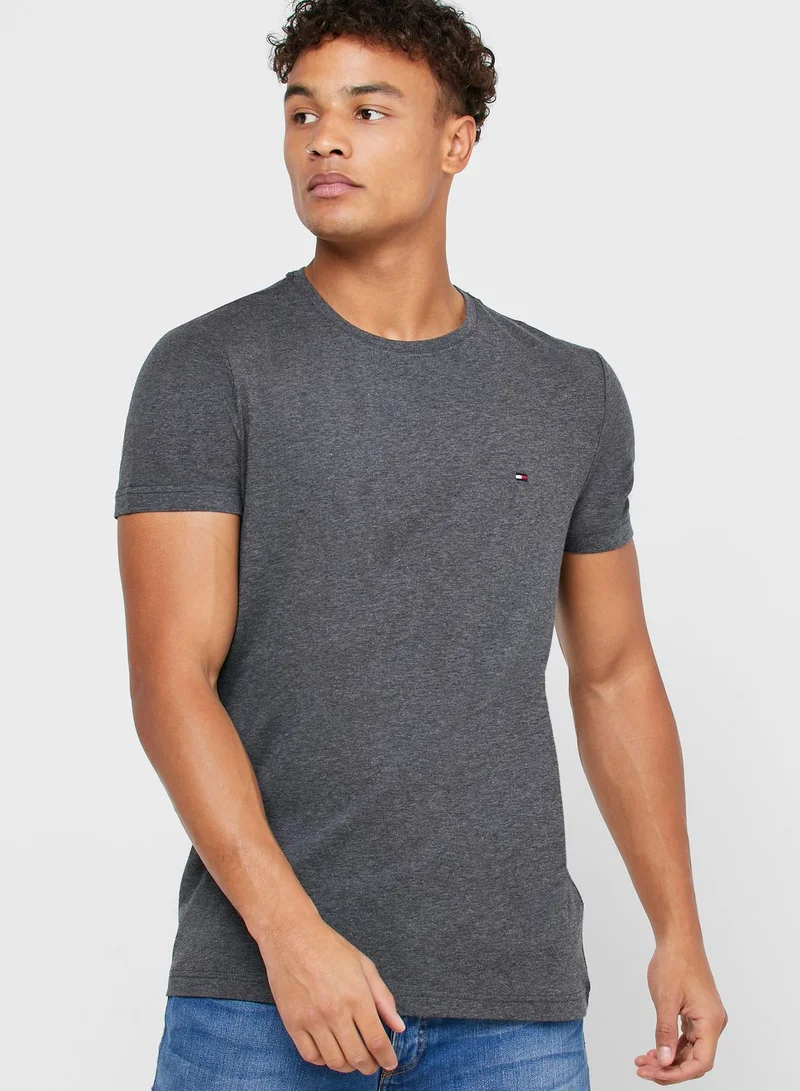 TOMMY HILFIGER Slim Fit Crew Neck T-Shirt