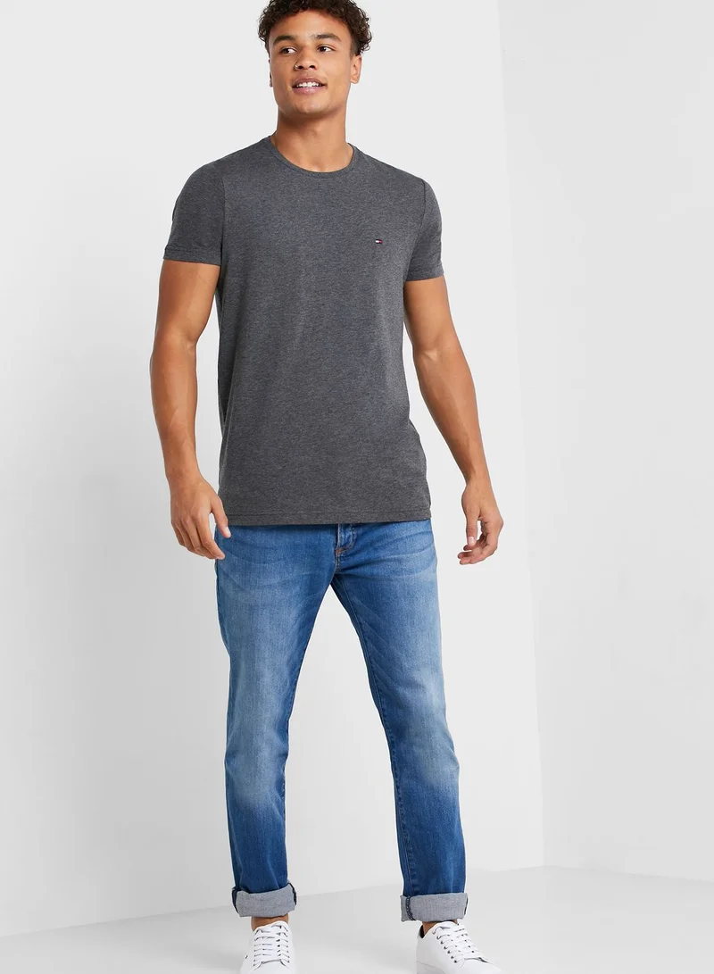 TOMMY HILFIGER Slim Fit Crew Neck T-Shirt
