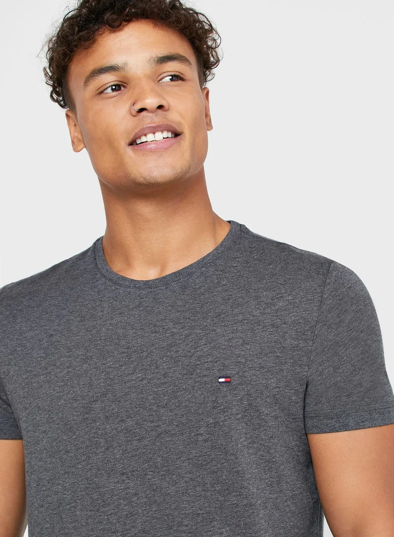 TOMMY HILFIGER Slim Fit Crew Neck T-Shirt