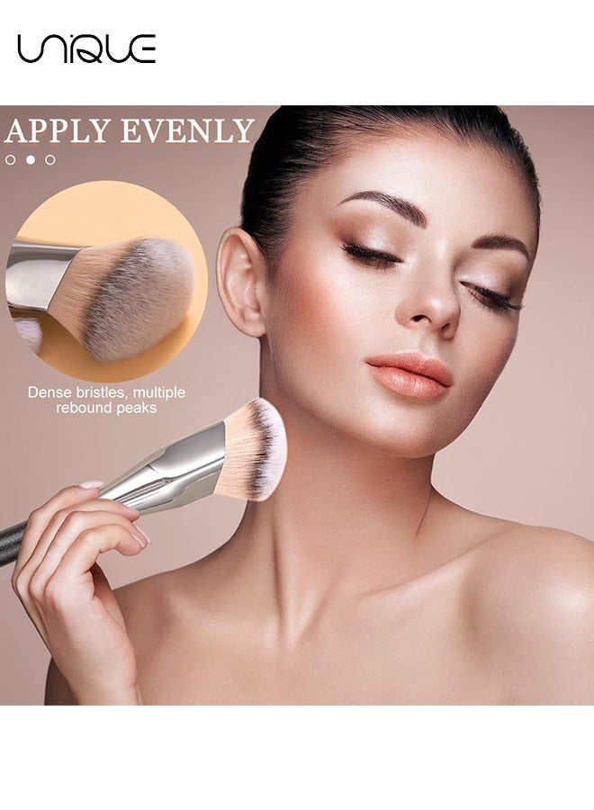 Unique 2 Pcs Concealer Brush - Angled Concealer Brushes for Under Eye - Precision Face Blending Blush Brush - Foundation Concealer for Dark Circles - Make up Nose Contour Brush - Image 3