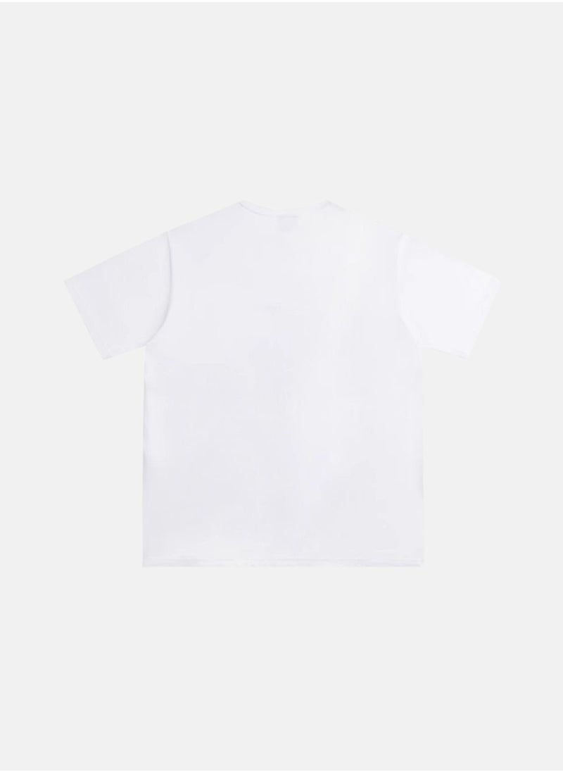 Thirty-One Goku Face Printed White T-shirt  - Image 2