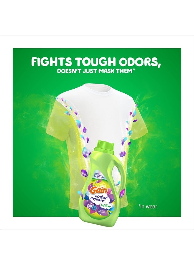 Gain منعم الأقمشة السائل للدفاع عن الروائح، رائحة انفجار فائق الانتعاش، 140 أونصة، 190 غسلة، متوافق مع HE - Image 2