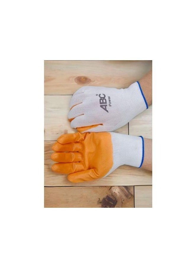 ABC - Missions Protective Gloves white/orange - Image 1