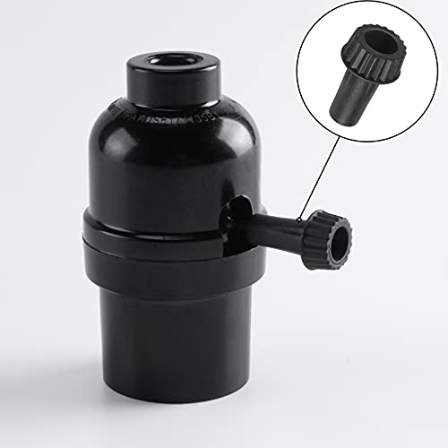 DiCUNO Light Lamp Turn On/Off Switch Knobs Replacement, Black, Standard Size, 4 Packs - Image 5