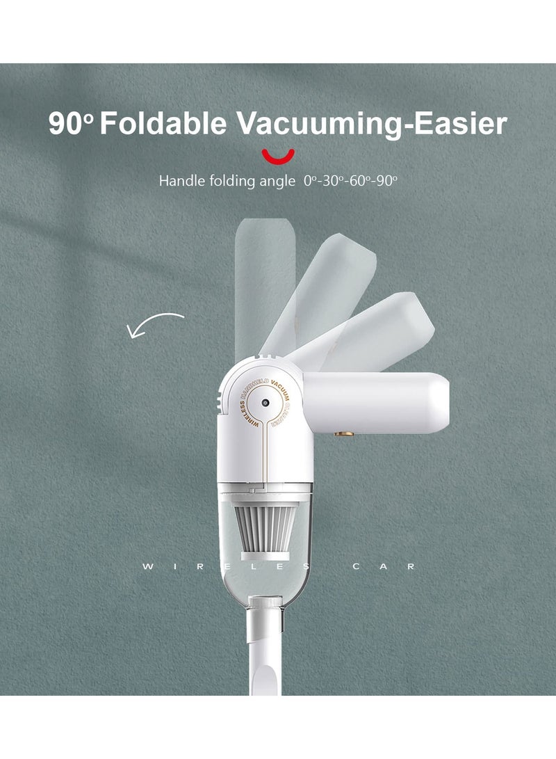 Bonita Car Vacuum Cleaner Cordless Wireless High Power With Rechargeable 5000mAh Lithium Battery Portable Handheld Vacuum For Car Home Interior Cleaning Dry And Wet Use - Image 2
