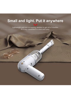 Bonita Car Vacuum Cleaner Cordless Wireless High Power With Rechargeable 5000mAh Lithium Battery Portable Handheld Vacuum For Car Home Interior Cleaning Dry And Wet Use  - Image 4