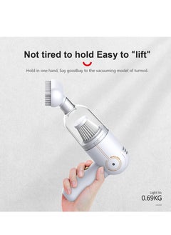 Bonita Car Vacuum Cleaner Cordless Wireless High Power With Rechargeable 5000mAh Lithium Battery Portable Handheld Vacuum For Car Home Interior Cleaning Dry And Wet Use  - Image 3