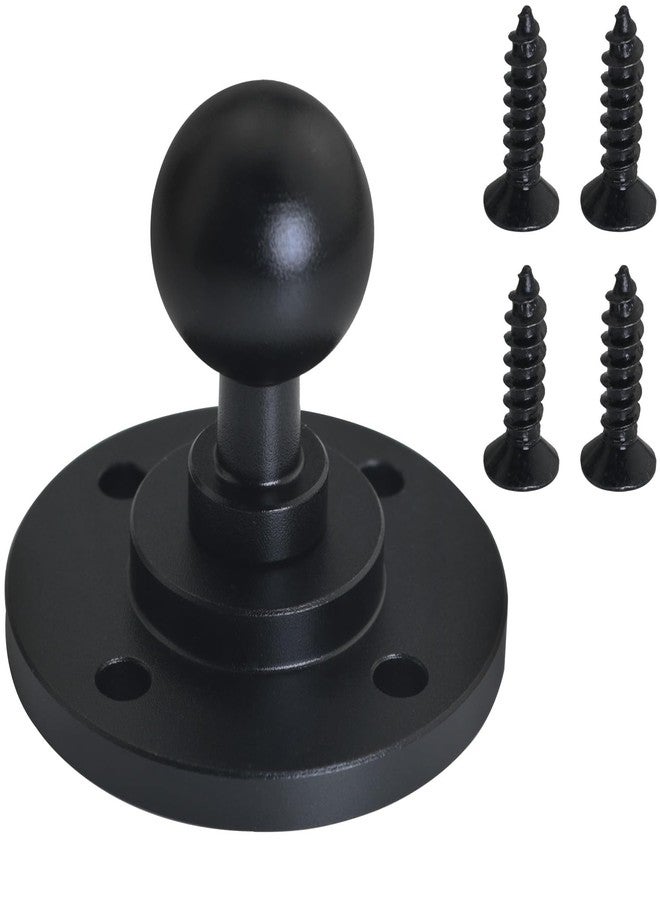 LUORNG 1 Set Universal Ball Head Mount 17mm Base with Self-Tapping Screws Mounting Ball Metal for Connecting Camera Tripod Connectors Wall Outdoor Desktop Fixed Base - Image 1