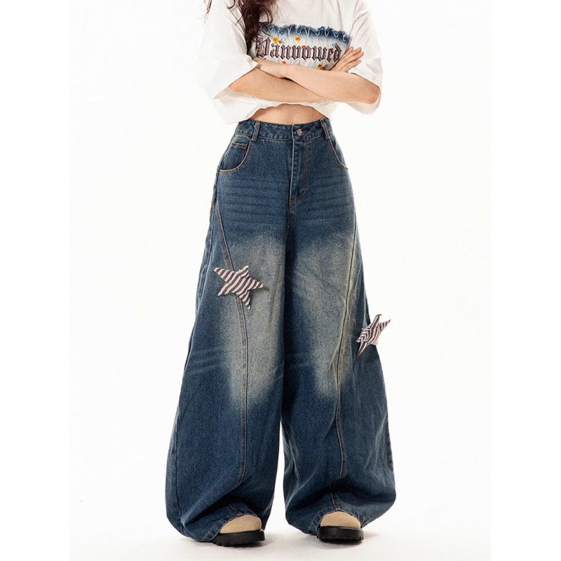 Unisex Casual Daily Denim Jeans - Image 3