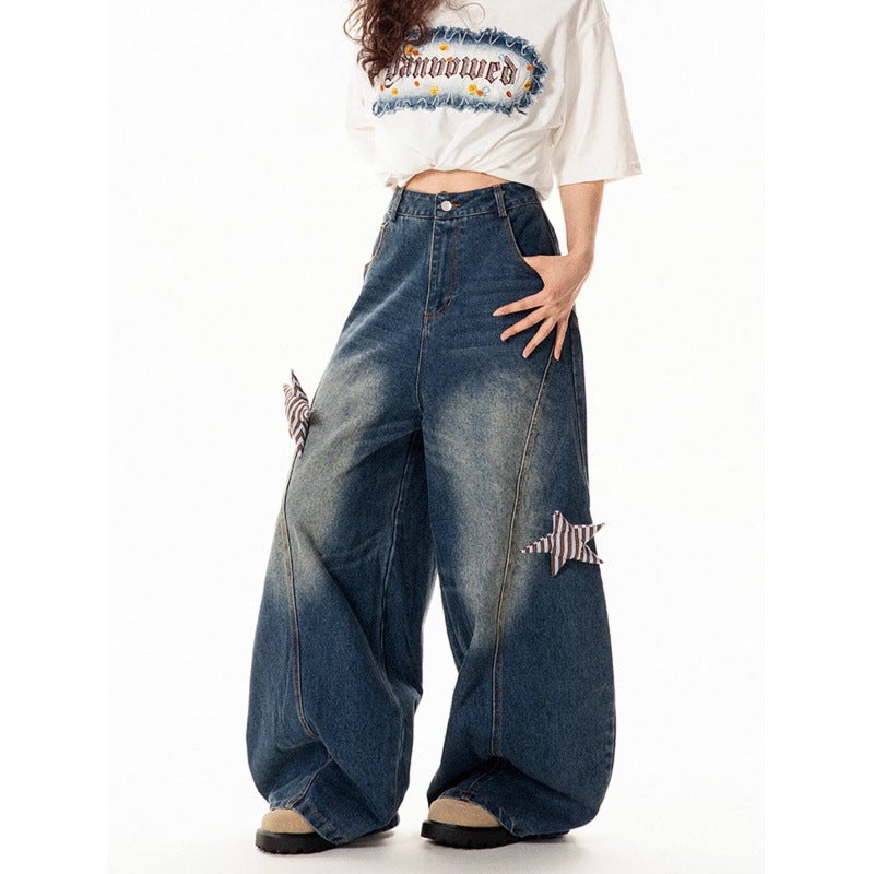Unisex Casual Daily Denim Jeans - Image 4