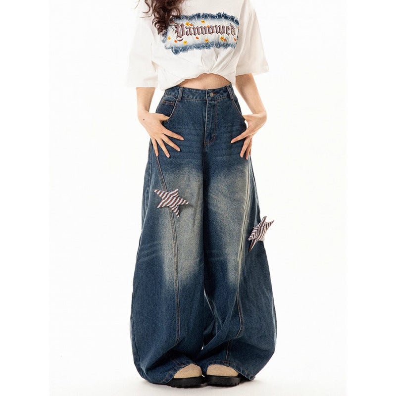 Unisex Casual Daily Denim Jeans - Image 2