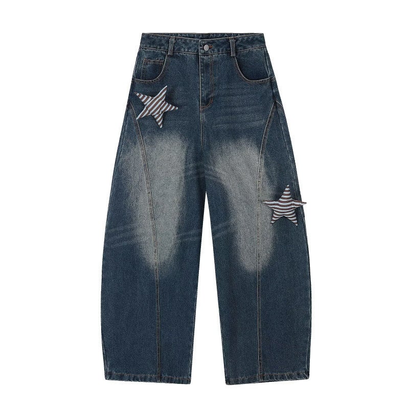 Unisex Casual Daily Denim Jeans - Image 1
