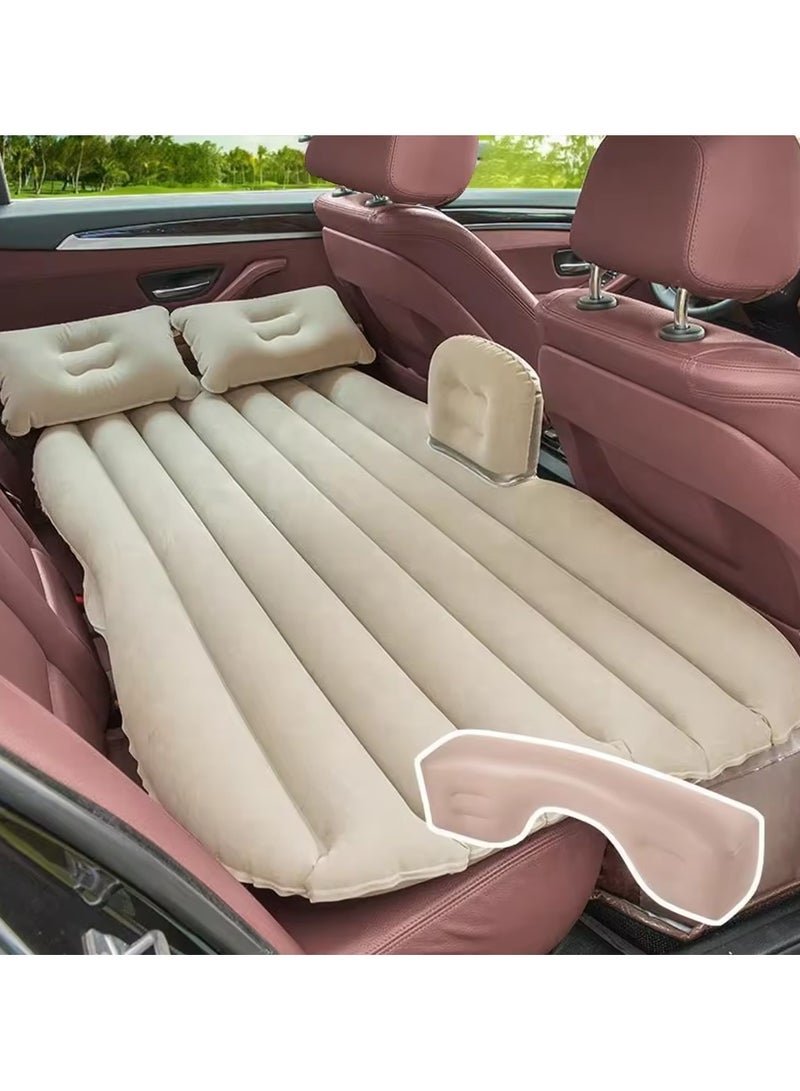 Car mattress outdoor camping inflatable bed PVC flocking Multifunctional Car inflatable bed car accessories - Image 4
