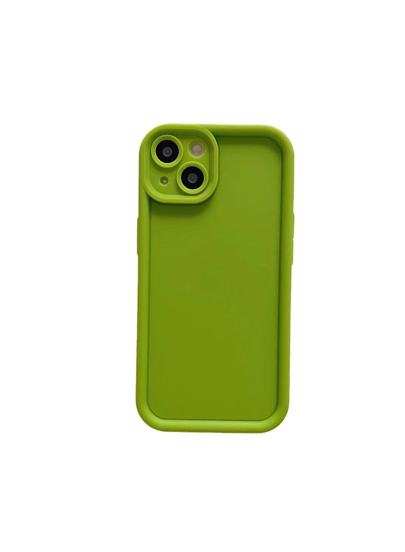 حالة الهاتف المحمول العالمي 15 زائد حالة الهاتف المحمول مع غطاء حالة الهاتف المحمول ، وحماية سيليكون السائل لينة ، وامتصاص الصدمات التبعي ، حماية رقيقة القاع ، والحفاظ على اتصال مريح ومكافحة بصمات الأصابع - Image 1