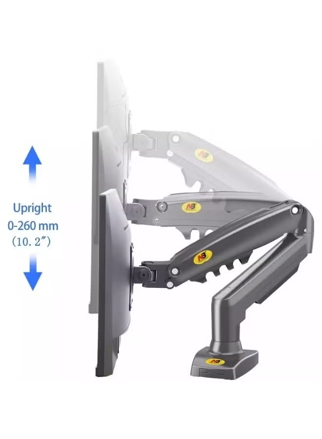North Bayou NB F80 Monitor Mount with Shock-Absorbing Arm, Suitable for 17-30 inch Screens, Supports 2 to 9 kg - New Version - Image 3