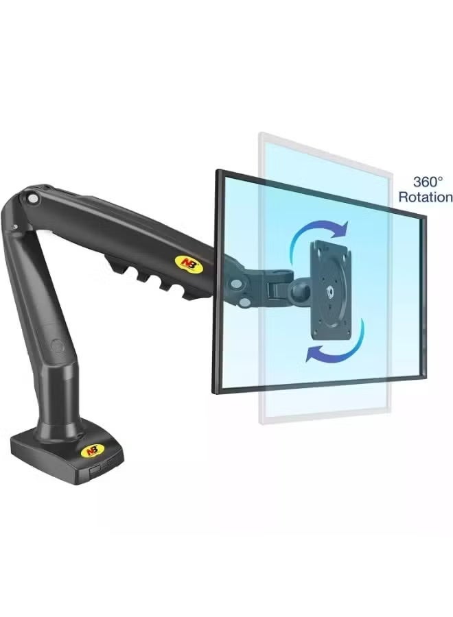 North Bayou NB F80 Monitor Mount with Shock-Absorbing Arm, Suitable for 17-30 inch Screens, Supports 2 to 9 kg - New Version - Image 5