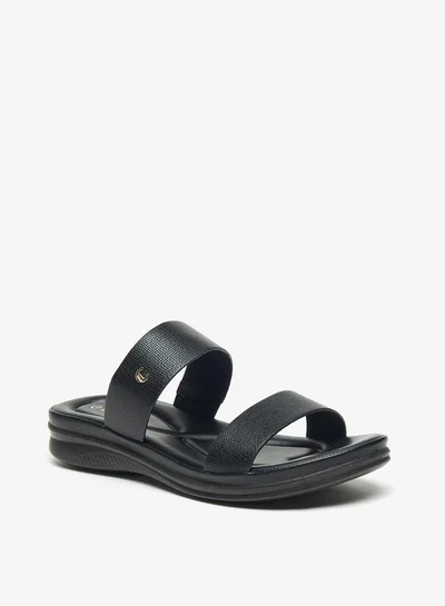 لو كونفورت Women Textured Open Toe Slip-On Sandals