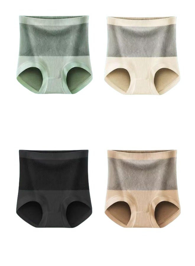 KUYING High Waisted Anti Glare Postpartum Waist Cinching And Hip Lifting Safety Pants For Body Shaping Set Of 4 - Image 1