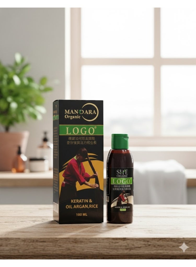 لوجو زيت لوجو الصيني الأصلي لإطالة الشعر ١٠٠ مل – علاج التساقط والقشرة وزيادة الكثافة بخلطة الياو الطبيعية - Image 3