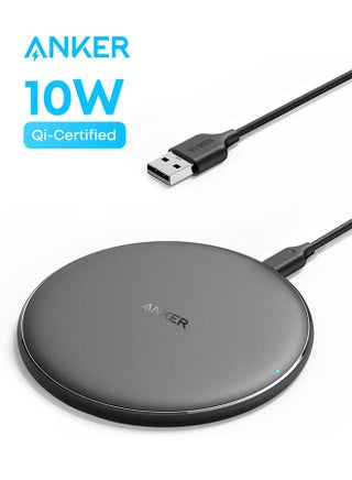 Wireless Charger, PowerWave Pad for Samsung, Qi-Certified 10W Max for iPhone 16/15/14/13/SE, 2020/AirPods/Galaxy S20 (No AC Adapter, Not Compatible with MagSafe Magnetic Charging)