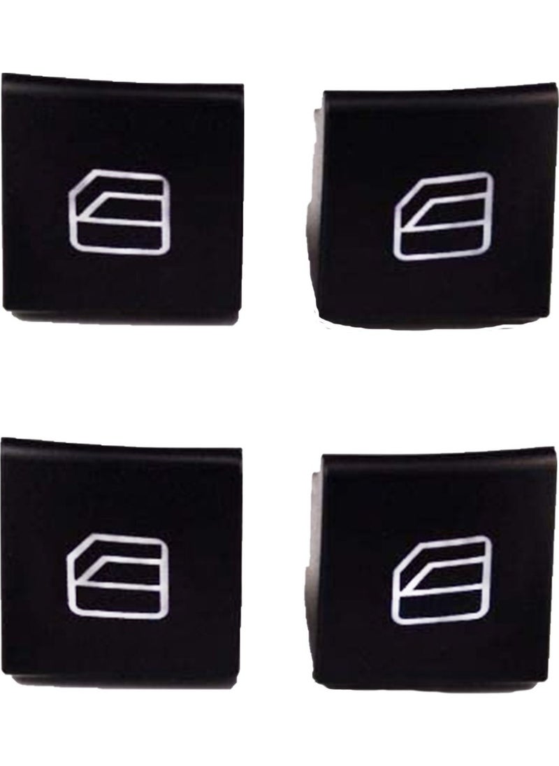 Alpha Auto Part 4Pcs Window Switch Cover For Mercedes ml W164 (2006-2011)  - Image 2