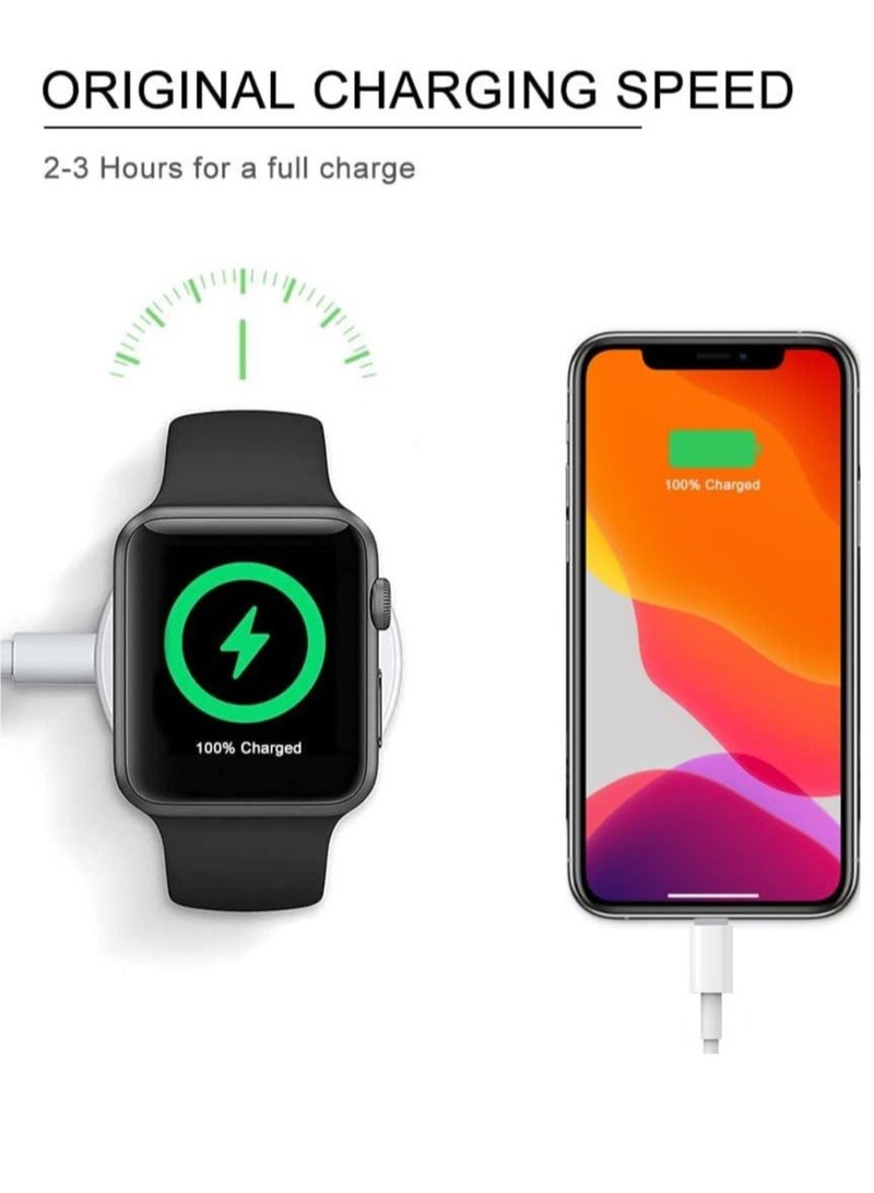 MFi Certified 4.9 ft Charging Cable for Apple Watch Series u0026 iPhone Models - Image 2