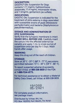 Virbac VIRBAC EasOtic Ear Drops Dog 10 ml  - Image 4