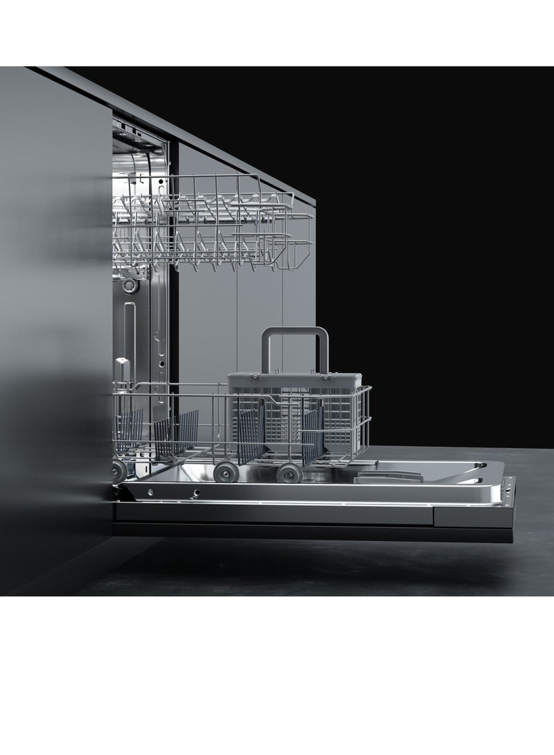 TEKA DFI 44700 Fully Integrated Dishwasher 7 Washing Programs in 45cm 114310000 Black - Image 4