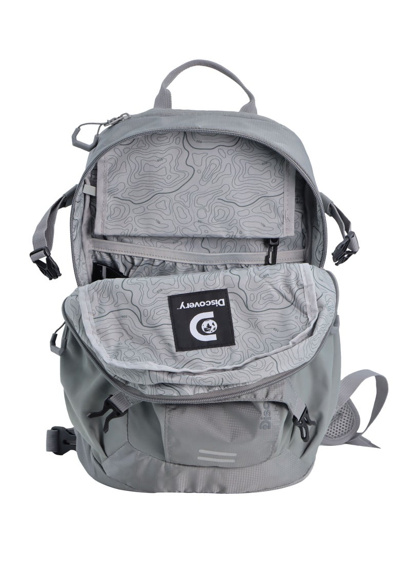 Discovery Body Spirit Nylon Ripstop 8L Outdoor Backpack Grey for Men and Women, Durable Lightweight Water Resistant Casual Daypack Bag for School College University Office Travel Hiking Adventure. - pzsku/Z67CF5847FBA680BED326Z/45/_/1721987808/78cdb692-583c-4a58-b2c5-ebd954578feb