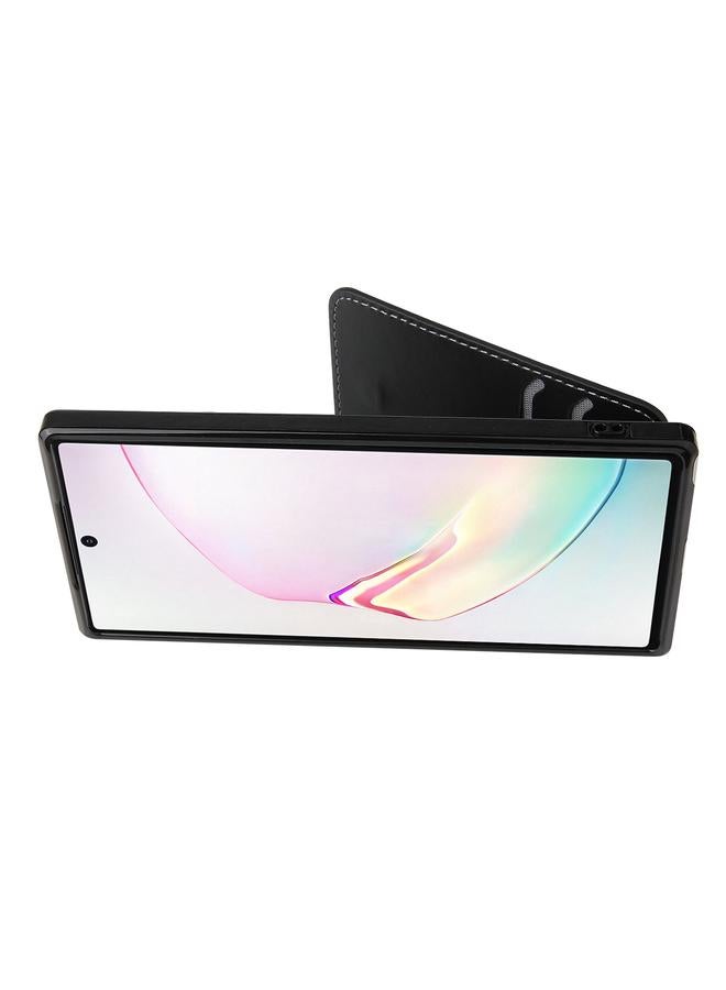 S-TOP Case For Samsung Galaxy Note10 Soft Skin Leather Wallet Bag Phone Case - Image 4