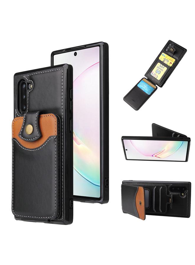 S-TOP Case For Samsung Galaxy Note10 Soft Skin Leather Wallet Bag Phone Case - Image 1
