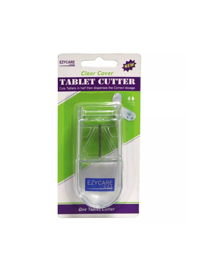 EzyCare Clear Cover Tablet Cutter Adjustable 17025