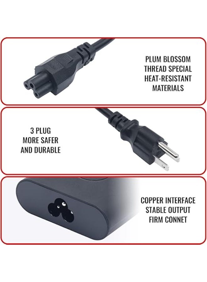 محول USB-C 130 وات لأجهزة اللابتوب – شاحن مزود طاقة 20 فولت 6.5 أمبير لأجهزة ديل XPS و Precision وغيرها - Image 4